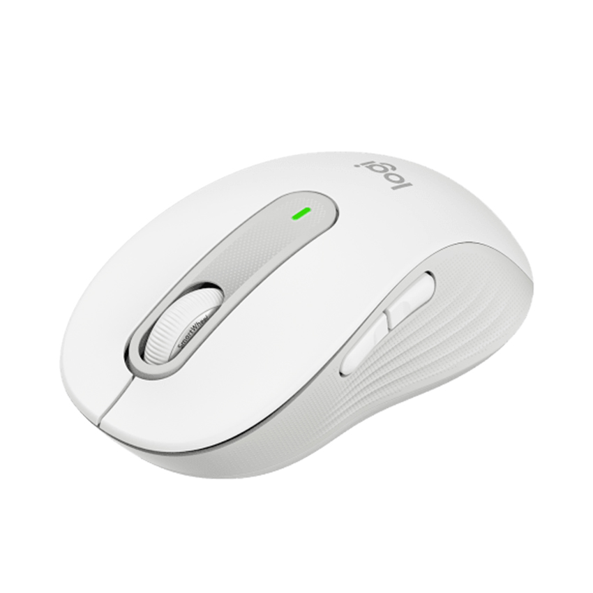 CHUỘT KHÔNG DÂY LOGITECH M650 SIGNATURE OFF-WHITE (USB/BLUETOOTH/PIN AA/TRẮNG) bảo hành chính hãng 12 tháng - Ảnh 2