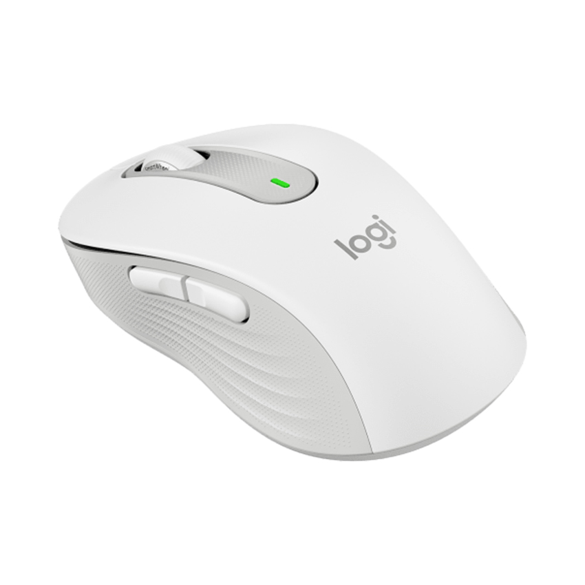 CHUỘT KHÔNG DÂY LOGITECH M650 SIGNATURE OFF-WHITE (USB/BLUETOOTH/PIN AA/TRẮNG) bảo hành chính hãng 12 tháng - Ảnh 3