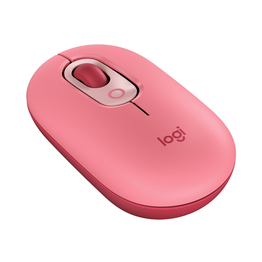 CHUỘT KHÔNG DÂY LOGITECH POP EMOJI HEARTBREAKER ROSE (USB/BLUETOOTH/HỒNG) bảo hành chính hãng - Ảnh 4