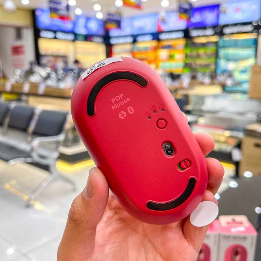 CHUỘT KHÔNG DÂY LOGITECH POP EMOJI HEARTBREAKER ROSE (USB/BLUETOOTH/HỒNG) bảo hành chính hãng - Ảnh 5