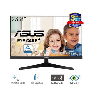 MÀN HÌNH ASUS VY249HE (23.8 INCH/FHD/IPS/75HZ/1MS) bảo hành chính hãng 36 tháng