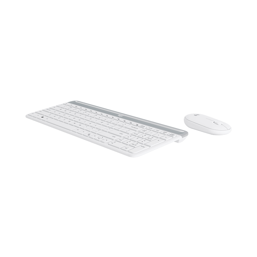BỘ BÀN PHÍM CHUỘT KHÔNG DÂY LOGITECH MK470 TRẮNG (USB) bảo hành chính hãng 12 tháng - Ảnh 2