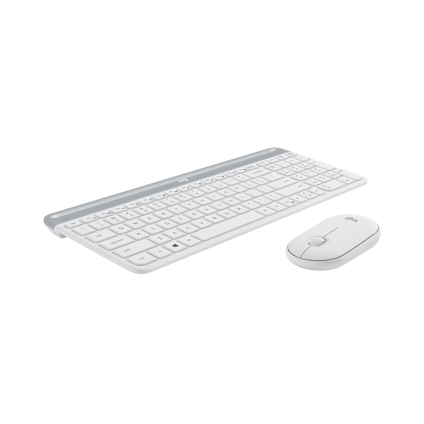 BỘ BÀN PHÍM CHUỘT KHÔNG DÂY LOGITECH MK470 TRẮNG (USB) bảo hành chính hãng 12 tháng - Ảnh 3