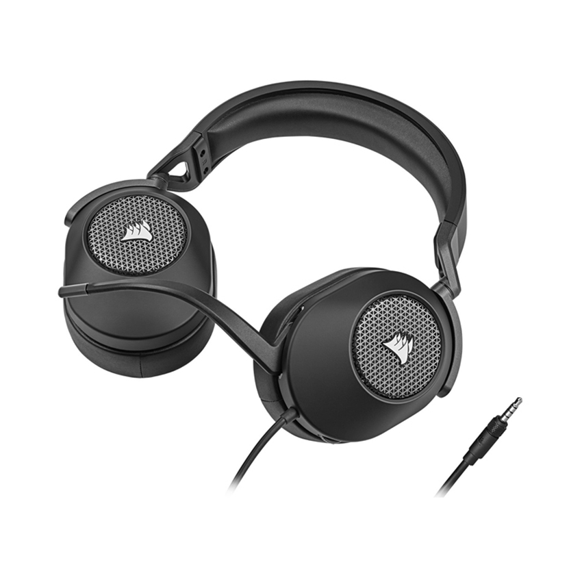Tai nghe Corsair HS65 Surround Carbon CA-9011270-AP 3 Tai nghe Corsair HS65 Surround Carbon CA-9011270-AP - Ảnh 3