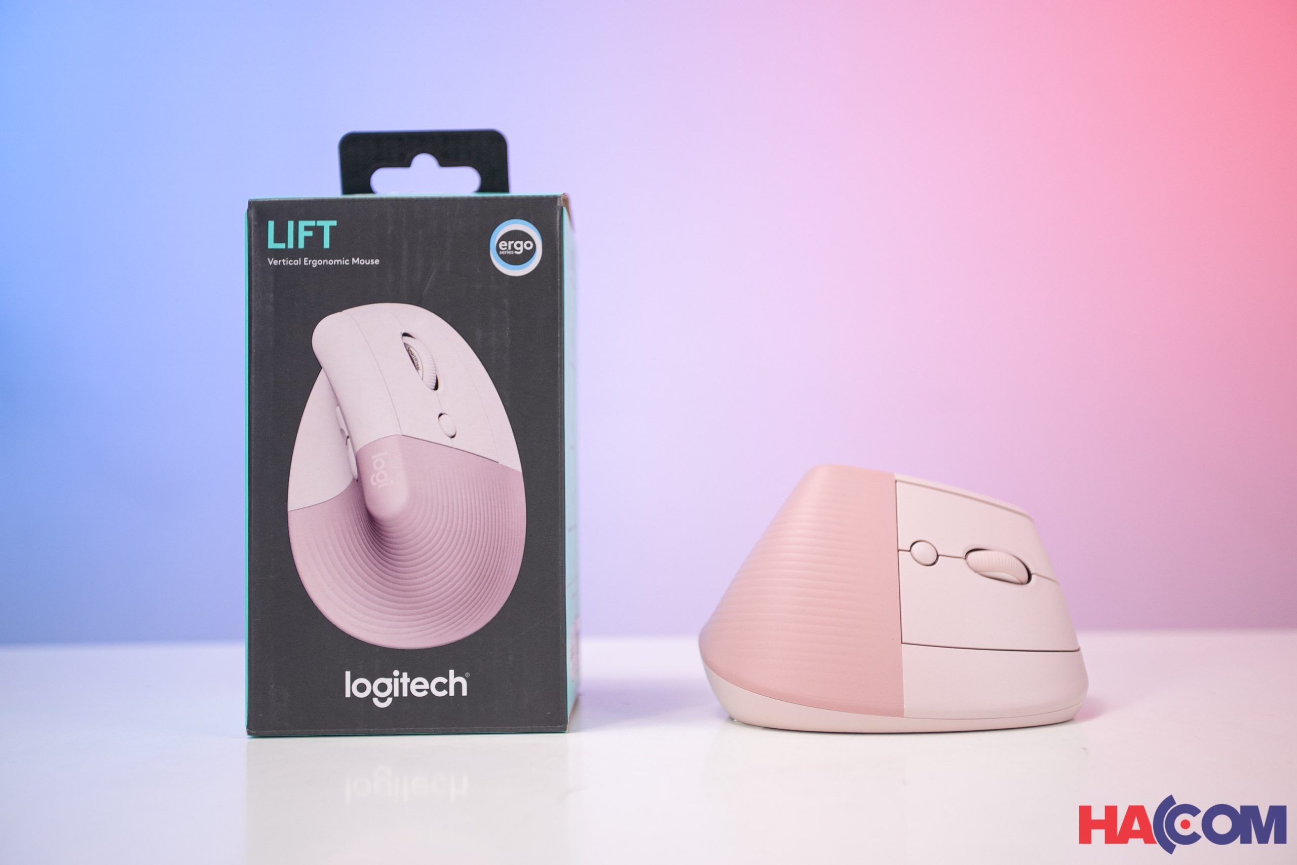 CHUỘT KHÔNG DÂY LOGITECH LIFT VERTICAL ERGONOMIC ROSE (USB/BLUETOOTH) (910-006481) bảo hành chính hãng 12 tháng - Ảnh 6