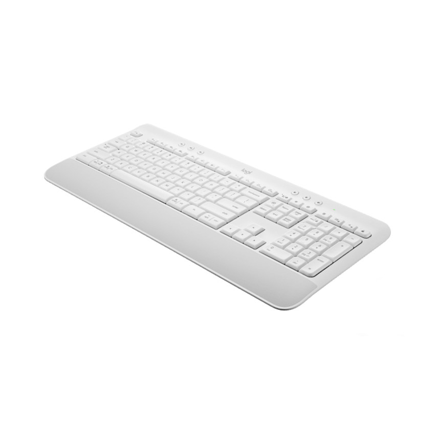 BÀN PHÍM KHÔNG DÂY LOGITECH K650 OFF WHITE (USB/BLUETOOTH/TRẮNG) bảo hành chính hãng - Ảnh 5