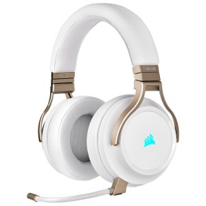 Tai nghe gaming không dây Corsair Virtuoso RGB Pearl - CA-9011224-AP