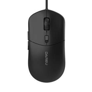 CHUỘT CÓ DÂY DAREU LM121 MÀU ĐEN (SILENT CLICK, LED RGB)