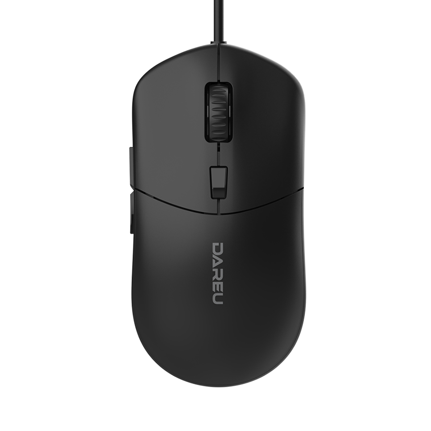 CHUỘT CÓ DÂY DAREU LM121 MÀU ĐEN (SILENT CLICK, LED RGB)