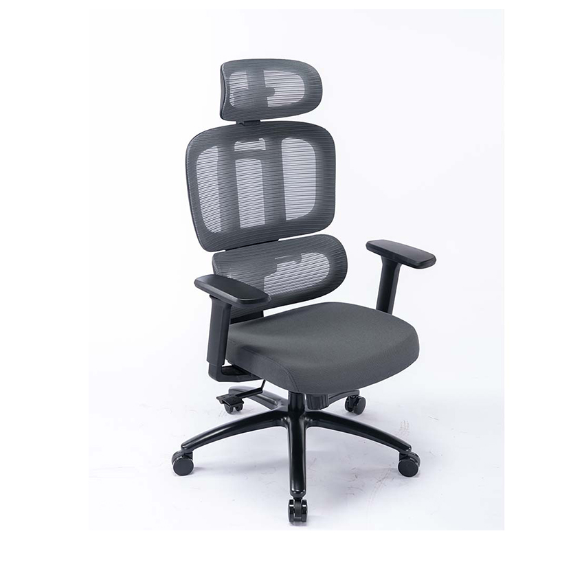 GHẾ CÔNG THÁI HỌC ERGONOMIC WARRIOR HERO SERIES WEC509 BLACK GRAY - bảo hành chính hãng 12 tháng - Ảnh 2