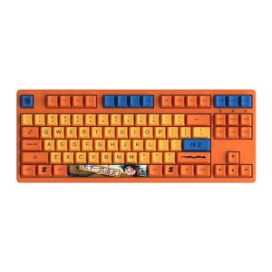 Bàn phím AKKO 3087 RF Dragon Ball Z - Goku (AKKO switch v3 - Cream Yellow) bảo hành chính hãng 12 tháng