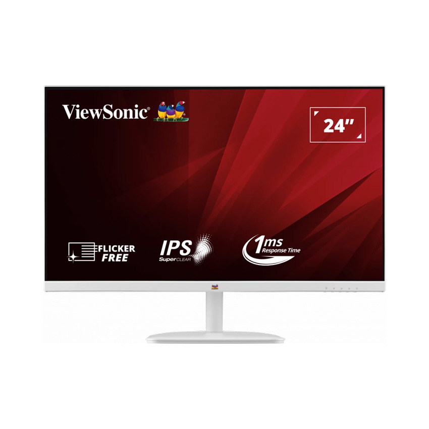 MÀN HÌNH VIEWSONIC VA2432-H-W (23.8 INCH/FHD/IPS/100HZ/1MS) bảo hành chính hãng 36 tháng 1 MÀN HÌNH VIEWSONIC VA2432-H-W (23.8 INCH/FHD/IPS/100HZ/1MS) bảo hành chính hãng 36 tháng