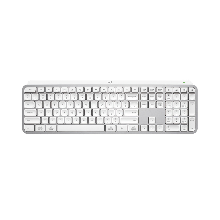 BÀN PHÍM KHÔNG DÂY LOGITECH MX KEYS S PALE GRAY - bảo hành chính hãng 12 tháng