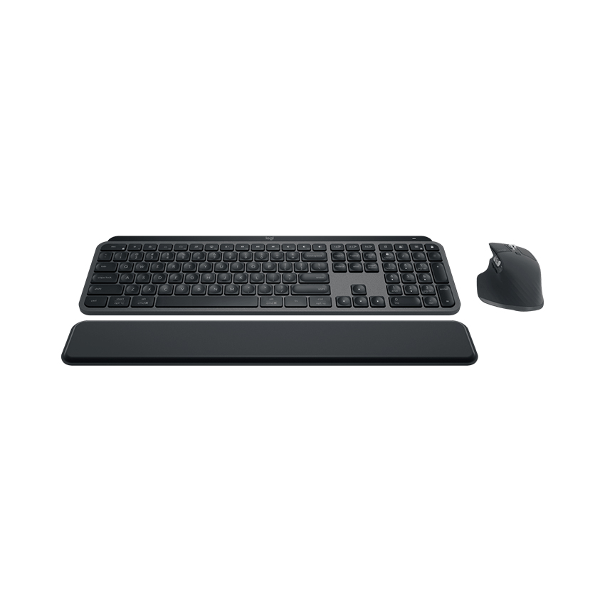 COMBO BÀN PHÍM VÀ CHUỘT KHÔNG DÂY LOGITECH MX KEYS S GRAPHITE - bảo hành chính hãng 12 tháng 2 COMBO BÀN PHÍM VÀ CHUỘT KHÔNG DÂY LOGITECH MX KEYS S GRAPHITE - bảo hành chính hãng 12 tháng - Ảnh 2