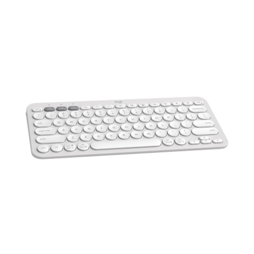 BÀN PHÍM KHÔNG DÂY LOGITECH PEBBLE KEYS 2 K380S MÀU TRẮNG (WIRELESS/BLUETOOTH) bảo hành chính hãng - Ảnh 2