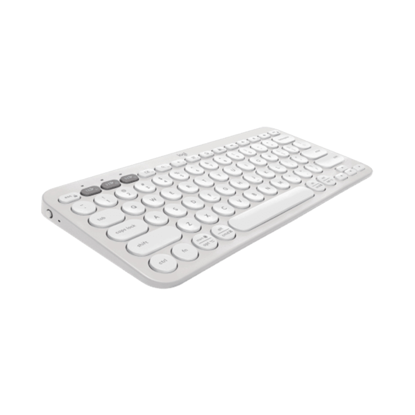 BÀN PHÍM KHÔNG DÂY LOGITECH PEBBLE KEYS 2 K380S MÀU TRẮNG (WIRELESS/BLUETOOTH) bảo hành chính hãng - Ảnh 3