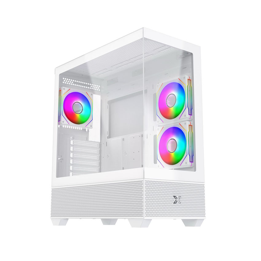 VỎ CASE XIGMATEK SKY II ARTIC 3F - EN44205 (ATX/MID TOWER/MÀU TRẮNG/3 FAN ARGB)