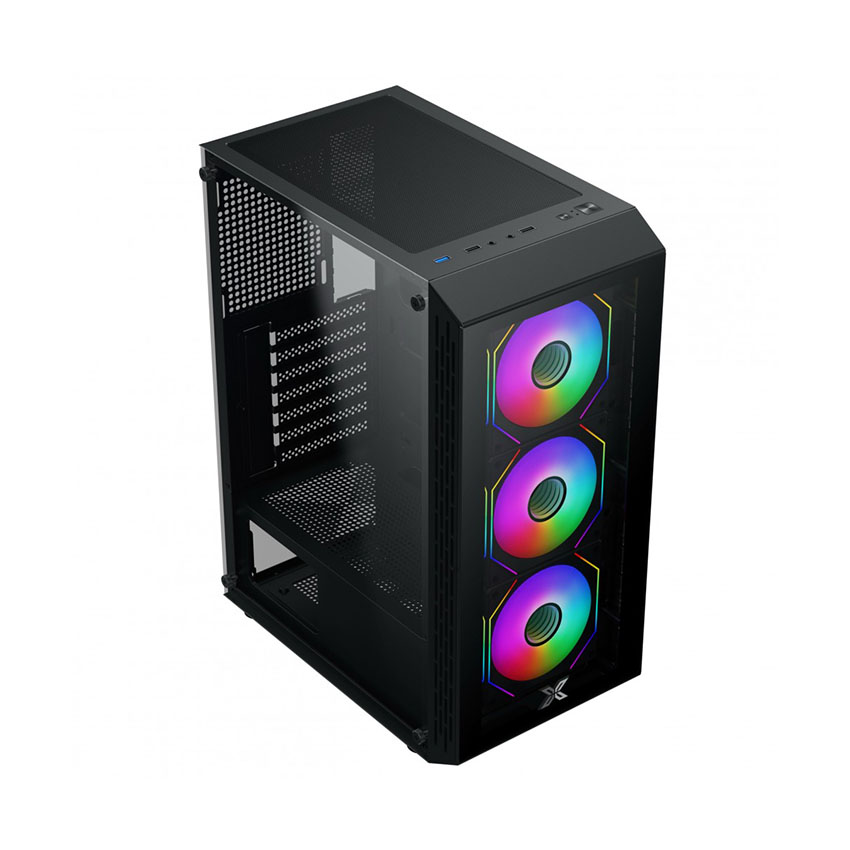 VỎ CASE XIGMATEK FLY 3GF - EN43871 (ATX/MID TOWER/MÀU ĐEN/3 FAN VÔ CỰC) - Ảnh 2