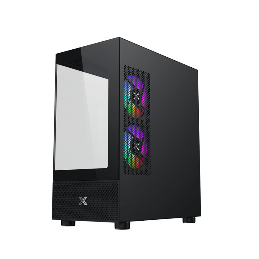 VỎ CASE XIGMATEK ALPHARD M 3GF - EN44090 (MATX/MID TOWER/MÀU ĐEN/3 FAN VÔ CỰC) - Ảnh 2