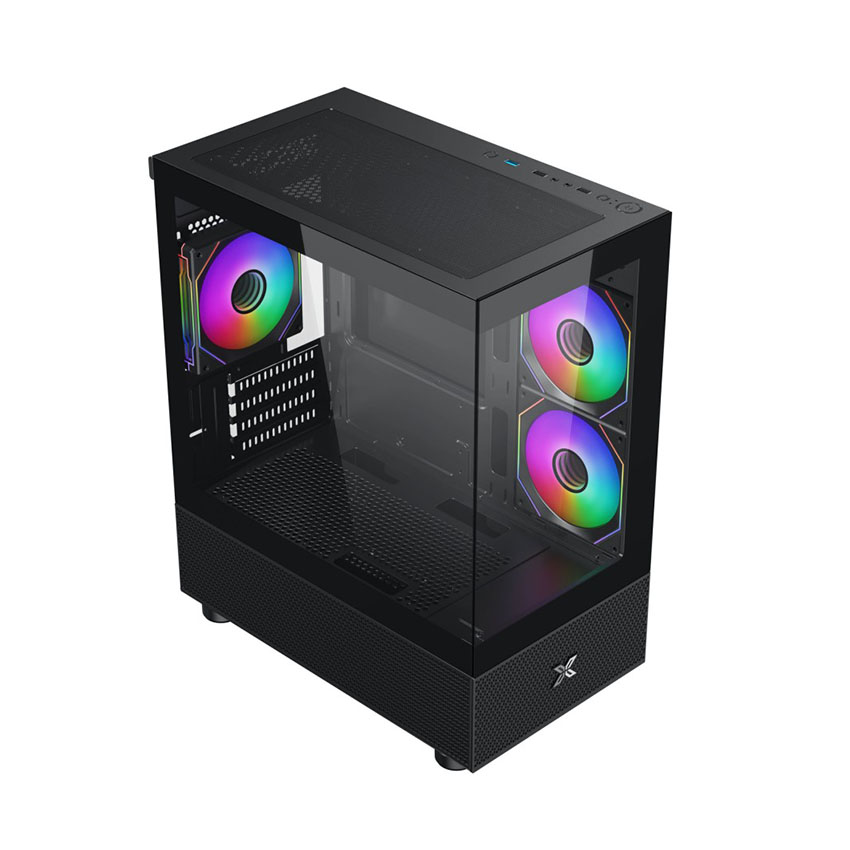 VỎ CASE XIGMATEK ALPHARD M 3GF - EN44090 (MATX/MID TOWER/MÀU ĐEN/3 FAN VÔ CỰC) - Ảnh 7