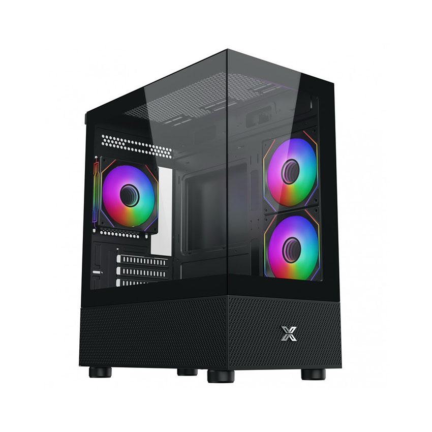 VỎ CASE XIGMATEK ALPHARD M 3GF - EN44090 (MATX/MID TOWER/MÀU ĐEN/3 FAN VÔ CỰC) - Ảnh 8