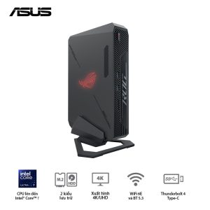 BỘ MINI PC ASUS NUC ROG RNUC14SRKU7168A1I ( U7 155H)/8GD5*2/512SSD/KILLER WIFI6E/WIN11/ RTX 4060) bảo hành chính hãng 36 tháng