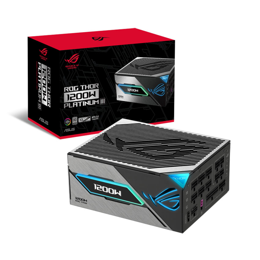 Nguồn Asus ROG THOR 1200P3 Gaming bảo hành 10 năm