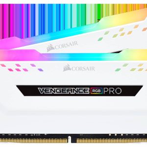 Bộ nhớ trong Corsair DDR5, 5600MHz 32GB 2x16GB DIMM, VENGEANCE RGB White Heatspreader, RGB LED, 1.25V