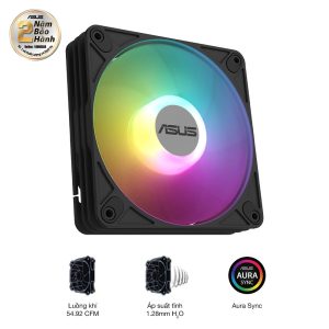 Fan case ASUS AR120 ARGB – fan lẻ, hàng không hộp bảo hành 2 năm
