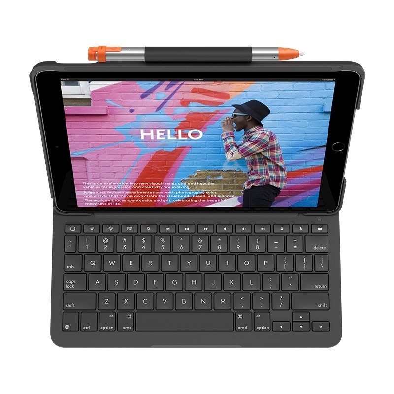 LOGITECH SLIM FOLIO FOR IPAD 7TH/8TH/9TH GEN – ĐEN (BLACK) 1 LOGITECH SLIM FOLIO FOR IPAD 7TH/8TH/9TH GEN – ĐEN (BLACK)
