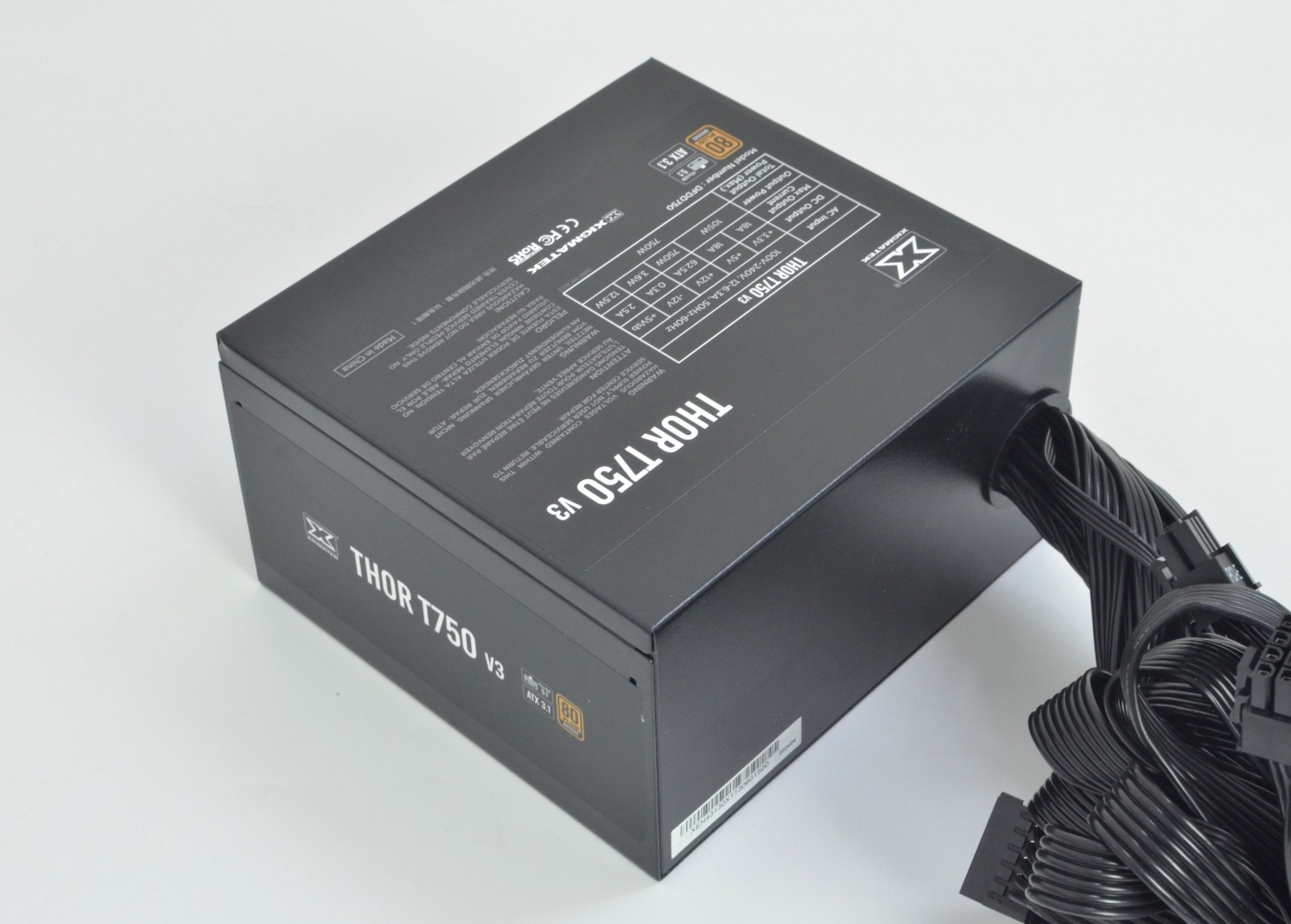 Nguồn Xigmatek Thor T750 V3 750W | 80 Plus Bronze, PCIe Gen 5.1, ATX 3.1, 100% cáp dẹt đen 4 Nguồn Xigmatek Thor T750 V3 750W | 80 Plus Bronze, PCIe Gen 5.1, ATX 3.1, 100% cáp dẹt đen - Ảnh 4