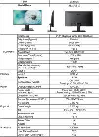 Màn hình văn phòng có loa HKC MB21V13-S 21.5 inch 17 MB21V13 S spec 202x280 1