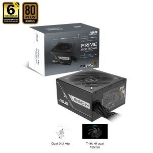 Nguồn ASUS PRIME 650B (650W,  80 Plus Bronze, Full Modular, 6 năm bảo hành)