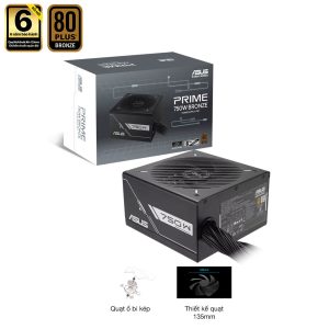 Nguồn ASUS PRIME 750B (750W,  80 Plus Bronze, Full Modular, 6 năm bảo hành)
