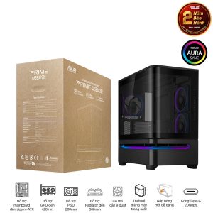 vỏ case PRIME AP202 TG ARGB BLACK bảo hành 2 năm
