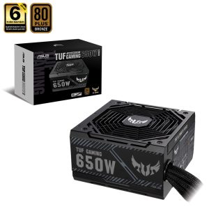 Nguồn ASUS TUF GAMING 650B (650W, 80 Plus Bronze, Non-modular, 6 năm bảo hành)