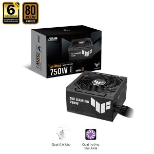 Nguồn ASUS TUF GAMING 750W BRONZE V2B (750W, 80 Plus Bronze, Non-modular, 6 năm bảo hành)