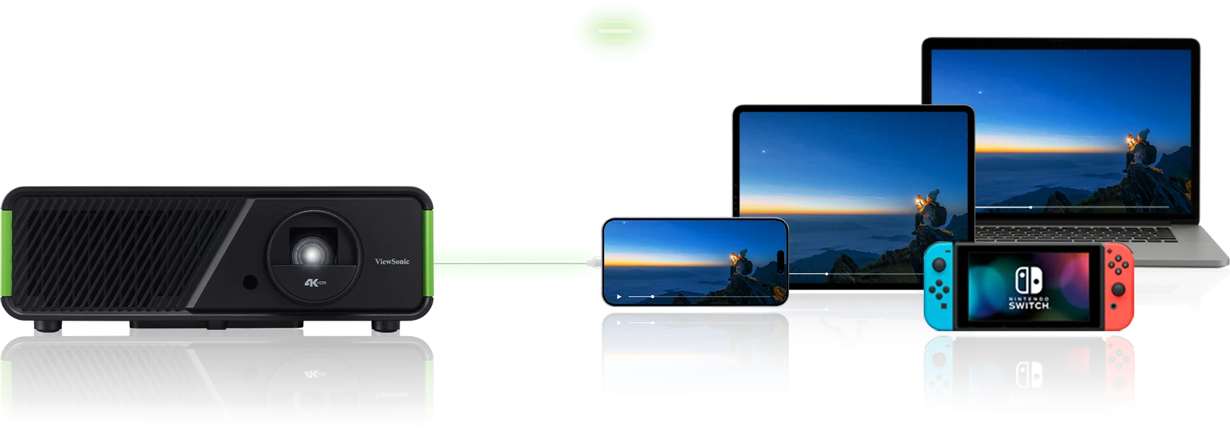 Máy chiếu ViewSonic X1-4K Pro 37 USB C