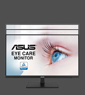 Màn hình ASUS VA24EQSB có phạm vi điều chỉnh chiều cao từ 0–130 mm
