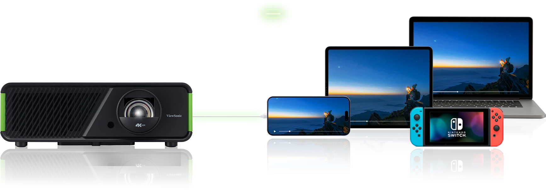Máy chiếu ViewSonic X2-4K Pro 27 X2 4K Pro Premium Rich Content USB C