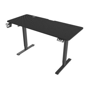 Bàn gaming điện nâng hạ chiều cao WARRIOR Paladin Series WGT606 Pro Black - bảo hành chính hãng 12 tháng