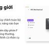 ban phim khong day logitech mx mechanical graphite tactile sw usb bluetooth5