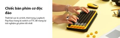 ban phim khong day logitech pop keys blast yellow usb bluetooth vang den 002 400x126 1