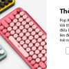 ban phim khong day logitech pop keys blast yellow usb bluetooth vang den 005