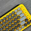 ban phim khong day logitech pop keys blast yellow usb bluetooth vang den 7