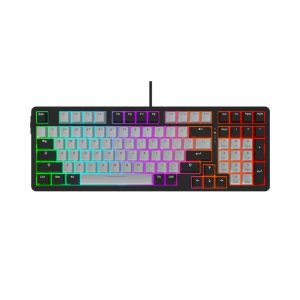 Bàn phím gaming quang cơ DAREU EK98X PBT BLACK-GREY WATERPROOF, OPTICAL SW, MULTI LED