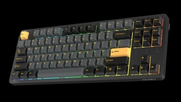Bàn phím Không dây EK87 Pro RGB Đen Dream Switch - Ảnh 5