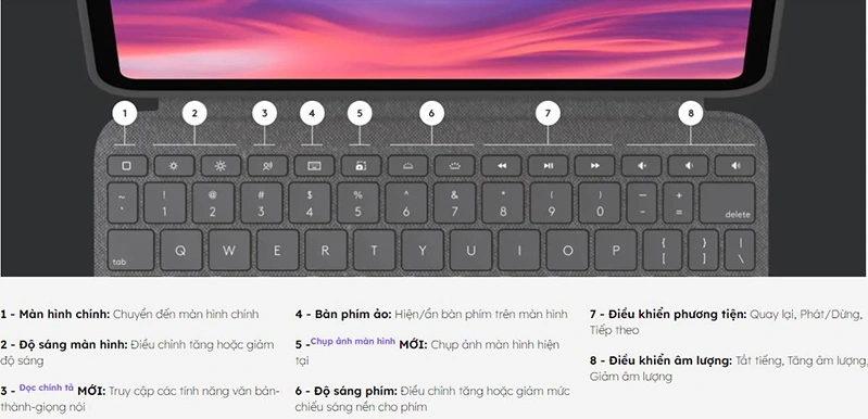 LOGITECH COMBO TOUCH FOR IPAD 10TH GEN – XÁM (GREY) 12 LOGITECH COMBO TOUCH FOR IPAD 10TH GEN – XÁM (GREY) - Ảnh 12