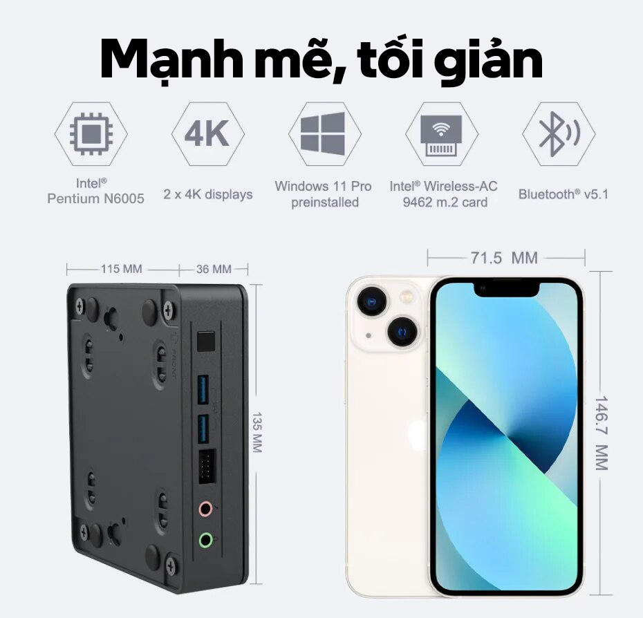 bo mini pc asus intel nuc 11 essential nuc11atkpe mota pentium