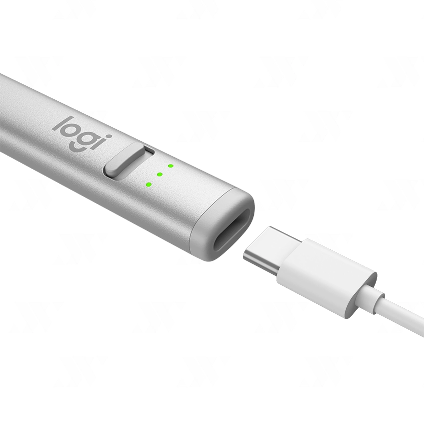 LOGITECH CRAYON USB-C/BẠC (SILVER) 5 LOGITECH CRAYON USB-C/BẠC (SILVER) - Ảnh 5